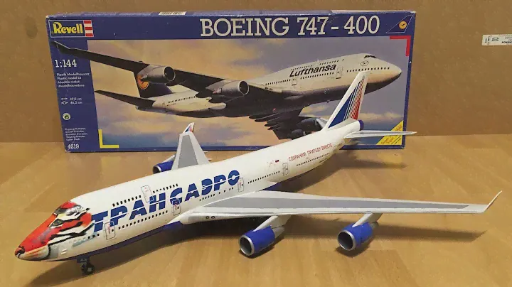 Assembly / Revell 1/144 scale Boeing 747-400 Transaero (Siberian Tiger) / Zocker J