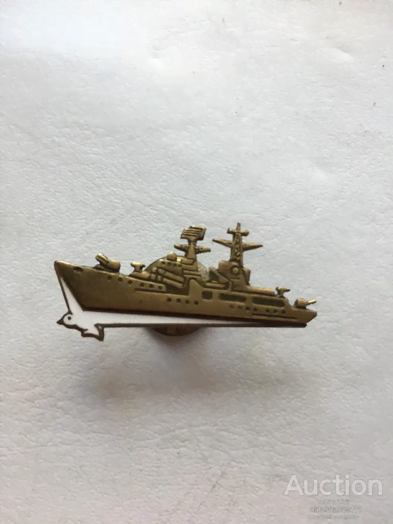 СССР ЗНАК ДЛЯ ЧЛЕНОВ ЭКИПАЖА КОРАБЛЯ АЛЬБАТРОС ТАЛЛИНСКИЙ ЗАВОД РЕДКОСТЬ