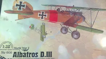 Albatros D.III scale 1/32(Roden 606) продолжение сборки