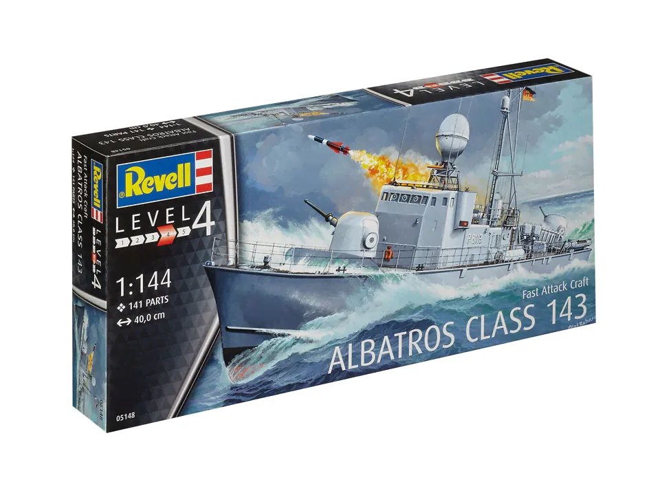 05148 Revell 1:144 Ракетный катер типа «Альбатрос» ВМС Германии-0
